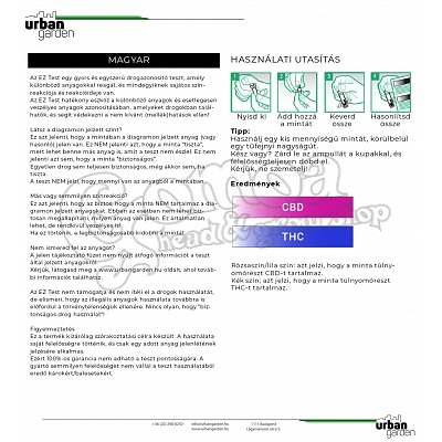 EZ test CBD/THC drogteszt 3